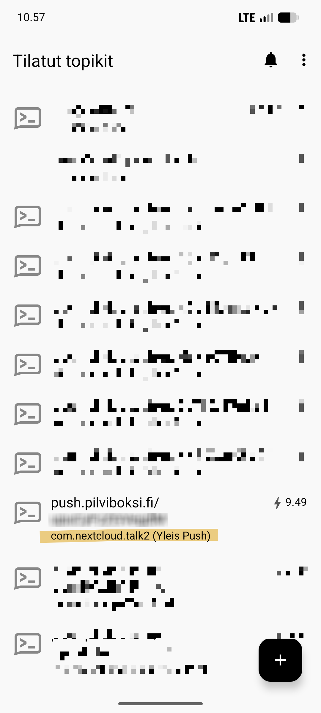 com.nextcloud.talk2 ntfy-topikeissa